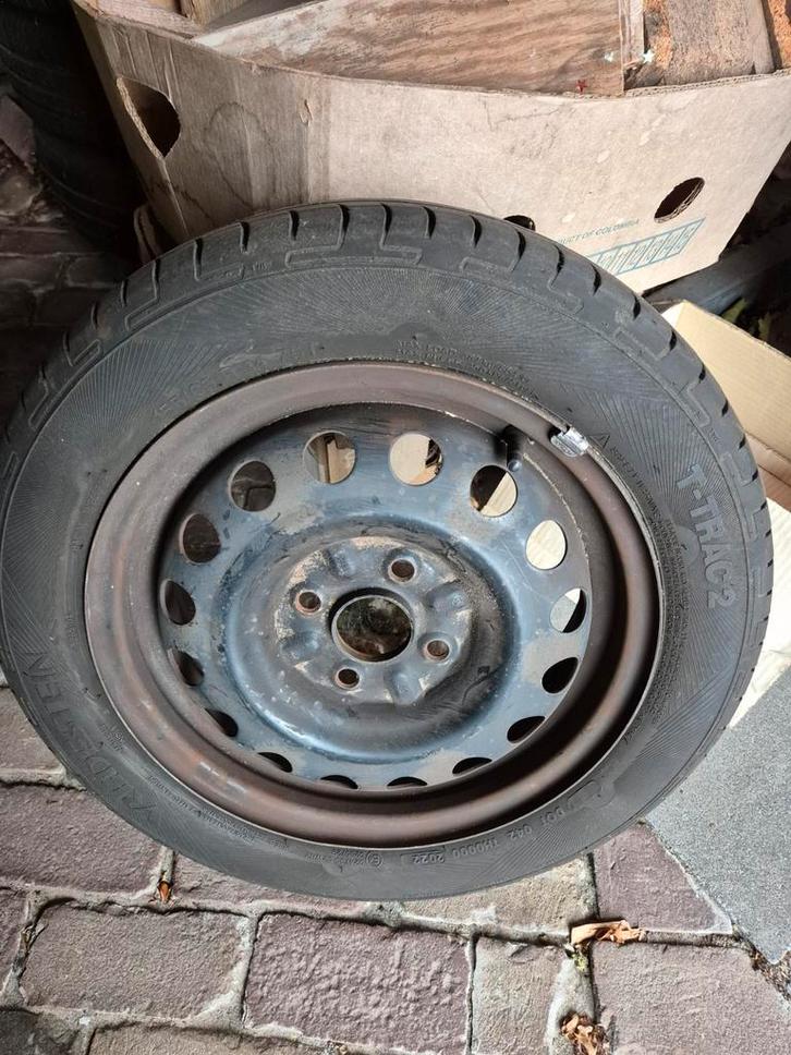 Winterbanden met velg - 155/65 R14, Auto-onderdelen, Banden en Velgen, Banden en Velgen, Winterbanden, 14 inch, 155 mm, Personenwagen