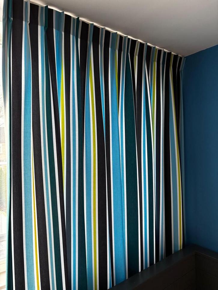 Multicolor Gordijnen 3,60x2,38m - Goede Kwaliteit, Huis en Inrichting, Stoffering | Gordijnen en Lamellen, Gebruikt, 200 cm of meer
