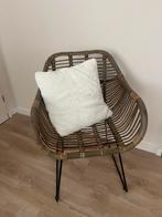 Rotan stoel naturel - prima staat!, Huis en Inrichting, Stoelen, Ophalen, Gebruikt, Bruin, Riet of Rotan