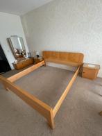 Antieke Slaapkamerset - Bed, Nachtkastjes & Kaptafel vintage, Ophalen of Verzenden