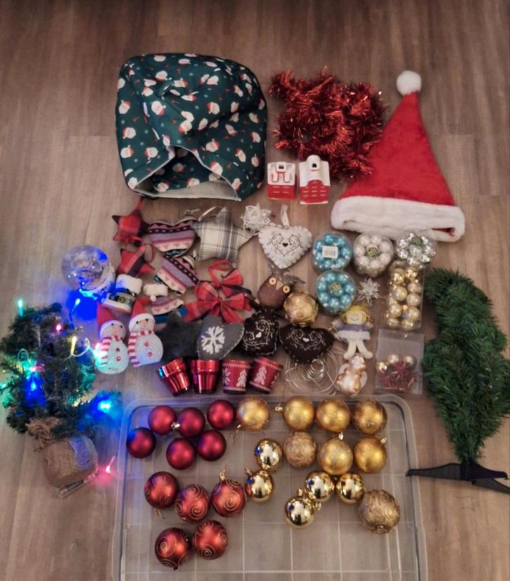 Kerstspullen Kerst Kerstballen Sneeuwbol Kerstboom Gratis, Diversen, Kerst, Zo goed als nieuw, Ophalen