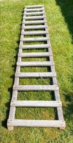 oude houten ladder, Ophalen