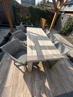 Rough tuintafel en suns stoelen te koop, Ophalen, Zo goed als nieuw