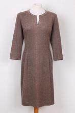 Leatherlook jurk CAROLINE BISS maat 44, Bruin, Verzenden, Maat 42/44 (L), Zo goed als nieuw
