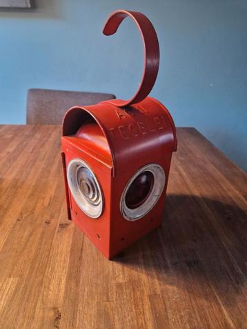 Vintage AGMI Tegelen Spoorweglamp beschikbaar voor biedingen