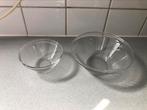 Glazen kommen/schalen, Ophalen, Schaal, Rond, Glas