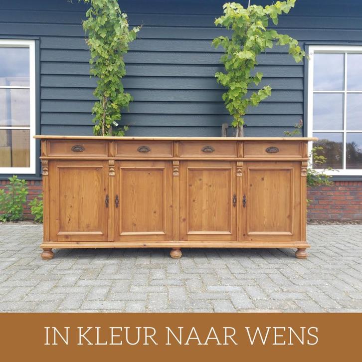 Landelijke klassieke kast, dressoir, voorraadkast, commode, Antiek en Kunst, Antiek | Meubels | Kasten, Ophalen of Verzenden