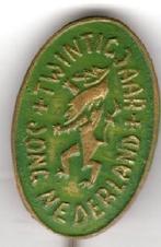 Speldje SCOUTING TWINTIG JAAR JONG NEDERLAND LEEUW GROEN (A5, Verzenden, Gebruikt, Overige onderwerpen