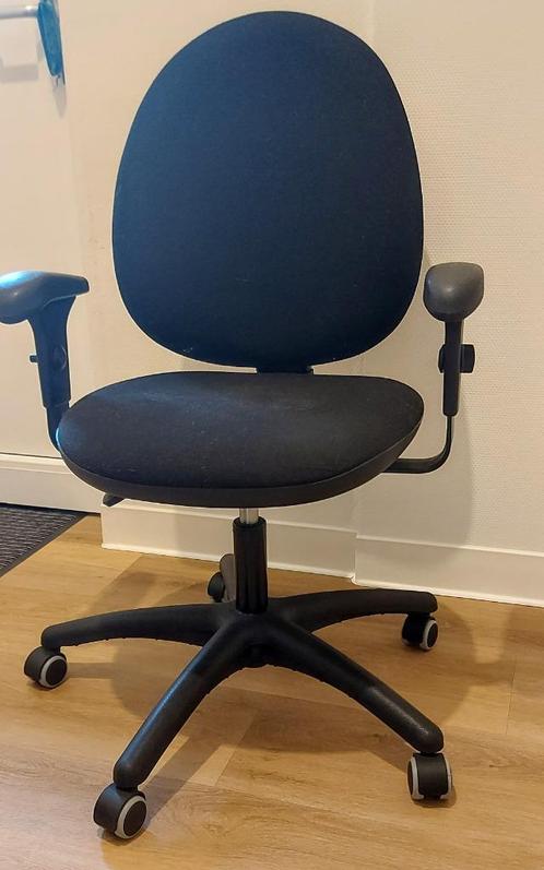 Bureaustoel, Huis en Inrichting, Bureaustoelen, Gebruikt, Bureaustoel, Zwart, Ophalen