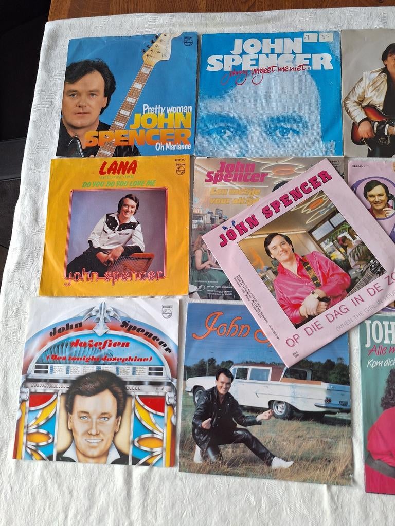 John Spencer Singles - Collectie, Cd's en Dvd's, Vinyl | Nederlandstalig, Ophalen of Verzenden, Gebruikt