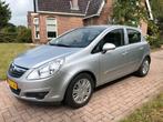 Opel Corsa 1.4 16V 5D 2007 Grijs, Auto's, Opel, Voorwielaandrijving, 4 cilinders, Origineel Nederlands, Handgeschakeld
