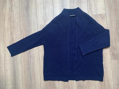 Drykorn oversized vest slanke mouwen blauw S= 36/S - 38/M, Kleding | Dames, Truien en Vesten, Zo goed als nieuw, Maat 36 (S), Blauw