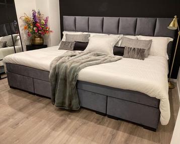 Kingsize familie boxspring 240cm tot 360cm breed Dreambedden