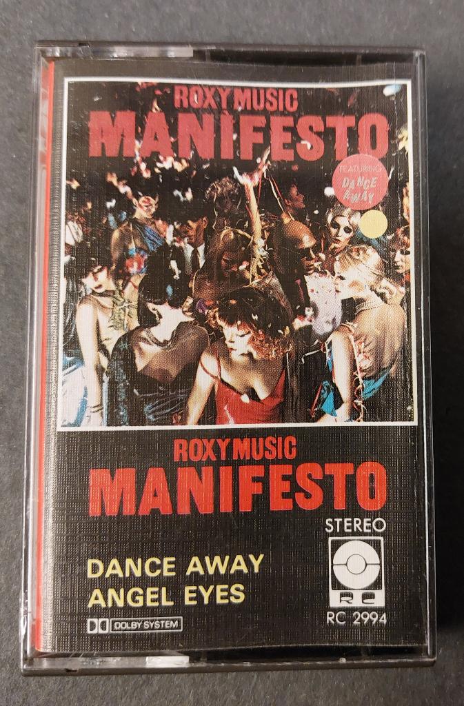 Roxy Music CASSETTE Manifesto Singapore, Gebruikt, Verzenden, 1 bandje, Voorbespeeld
