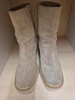 Laarsjes suède Manfield mt.40, Verzenden, Zwart, Lage of Enkellaarzen, Zo goed als nieuw