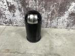 Afvalbak Wesco Pushboy, 22 liter Zwart, Kunststof, Gebruikt, 40 liter of meer, Ophalen of Verzenden