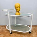 Vintage jaren 80 bartcart trolley bijzettafel, Huis en Inrichting, Ophalen, Gebruikt, 50 tot 100 cm, 1980's
