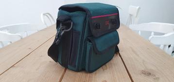 Fototas / cameratas - Groene camera tas , CD ,  vintage beschikbaar voor biedingen