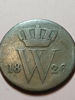cent 1826, Ophalen of Verzenden, Koning Willem I, 1 cent, Losse munt