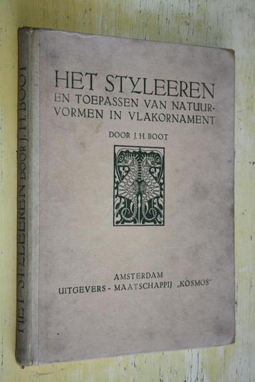 Boot Styleeren en toepassen van natuurvormen in vlakornament beschikbaar voor biedingen