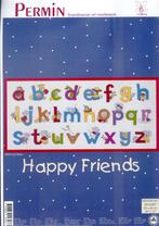 Cado aanbieding happy friends groot borduurpakket, a t/m z, Ophalen of Verzenden, Nieuw, Handborduren, Borduurpakket