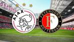2 kaartjes Ajax - Feyenoord vak 122, topplekken!, Tickets en Kaartjes, Losse kaart, Twee personen, December