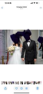 Elegante jurk, maat 36-42, Ophalen of Verzenden, Zo goed als nieuw, Wit, Trouwjurk