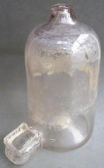 1825-1875 GROTE Glazen Watertoren Waterfles Drinkfles Kippen, Antiek en Kunst, Ophalen of Verzenden