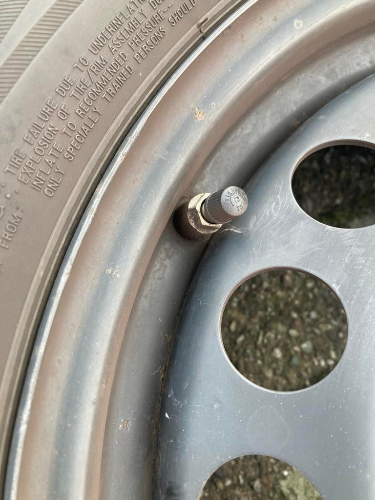 Winterband met velg -  tpms-Bridgestone 246 b klasse, Ophalen of Verzenden