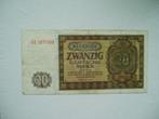 1209. Oost Duitsland, 20 deutsche mark 1948., Postzegels en Munten, Bankbiljetten | Europa | Niet-Eurobiljetten, Verzenden, Duitsland