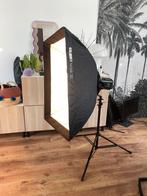 Flitser Bowens Esprit 500 + Calumet Nova 32 softbox+ trigger, Ophalen, Zo goed als nieuw, Lamp of Flitsset