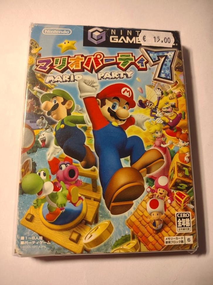 Mario Party 7 Japanse Nintendo GameCube Game, Spelcomputers en Games, Games | Nintendo GameCube, Zo goed als nieuw, 3 spelers of meer