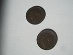 2 Oude centen uit 1948 Koningin Wilhelmina., Postzegels en Munten, Munten | Nederland, Ophalen of Verzenden, Koningin Wilhelmina