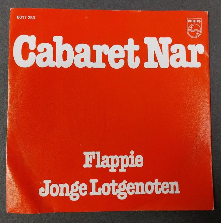 Cabaret Nar VINYL SINGLE Flappie Youp van 't Hek 1981, Cd's en Dvd's, Vinyl Singles, Gebruikt, Single, Nederlandstalig, 7 inch