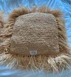 Riviera Maison Raffia Kussens (2), Ophalen of Verzenden, Zo goed als nieuw, Beige, Vierkant