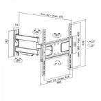 TV Muurbeugel Draai- Kantelbaar tot 55 inch LG Samsung Sony, 2direct GmbH, Langenstück 5 58579 Schalksmühle, Germany, Nieuw, Ophalen of Verzenden
