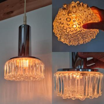 Vintage Staff Leuchten lamp hanglamp bubbelglas kristalglas beschikbaar voor biedingen