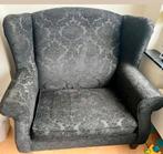 Barok Love Seat - Zwart - 130cm breed, Ophalen, Gebruikt, Barok, 100 tot 125 cm