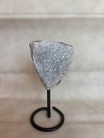 Druzy Kwarts Cluster op Standaard – 12 cm – 255 gram, Ophalen of Verzenden, Mineraal