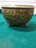 Bloempot groen trio vintage, Ophalen of Verzenden, 'T Olde Gre-j, Info@toldegrej.nl, Endepoelstraat 20f Didam