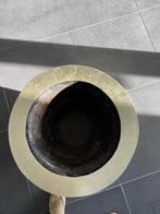 Zilverkleurige plantenbak, Huis en Inrichting, Ophalen, Gebruikt, Overige materialen