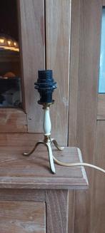 vintage lampenvoet op statiefvoet, Huis en Inrichting, Lampen | Tafellampen, Ophalen of Verzenden, Gebruikt, Metaal, Minder dan 50 cm