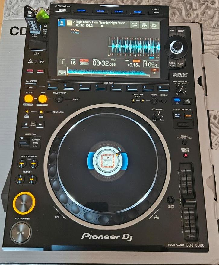 Pioneer CDJ-3000 - Perfecte Staat, Muziek en Instrumenten, Dj-sets en Draaitafels, Zo goed als nieuw, Draaitafel, Pioneer, Ophalen of Verzenden