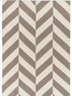 Vloerkleed van wol, Ophalen, Grijs, 150 tot 200 cm, Rechthoekig