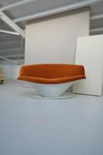 Vintage Space Age fiberglass fauteuil opnieuw bekleed, Ophalen, Gebruikt, Tweepersoons, 150 tot 200 cm