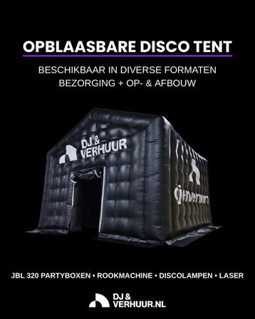 Te huur: Opblaasbare discotent in diverse formaten! beschikbaar voor biedingen