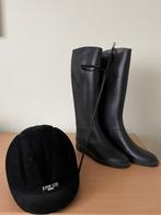 Paardrijlaarzen, cap en zweep, Ophalen, Zo goed als nieuw, Dressuur, Schoeisel