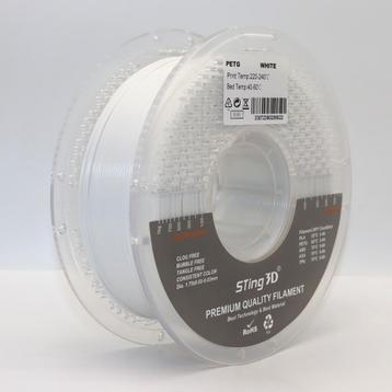 PETG-filament 1,75 mm – Wit beschikbaar voor biedingen