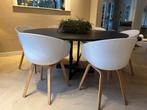 Te koop: 6 eetkamerstoelen van HAY, zeer nette staat, Huis en Inrichting, Stoelen, Ophalen, Wit, Zo goed als nieuw, Modern