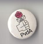 PVDA Politieke Partij button logo, Verzamelen, Gebruikt, Niet vindbaar, Niet vindbaar, Speldje of Pin